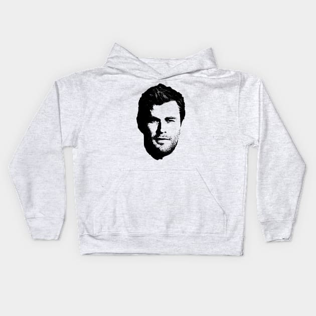 Chris Hemsworth Kids Hoodie by ZNEVA